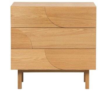 Bronx71 Ladekast Mats blank eiken 80 x 80 cm