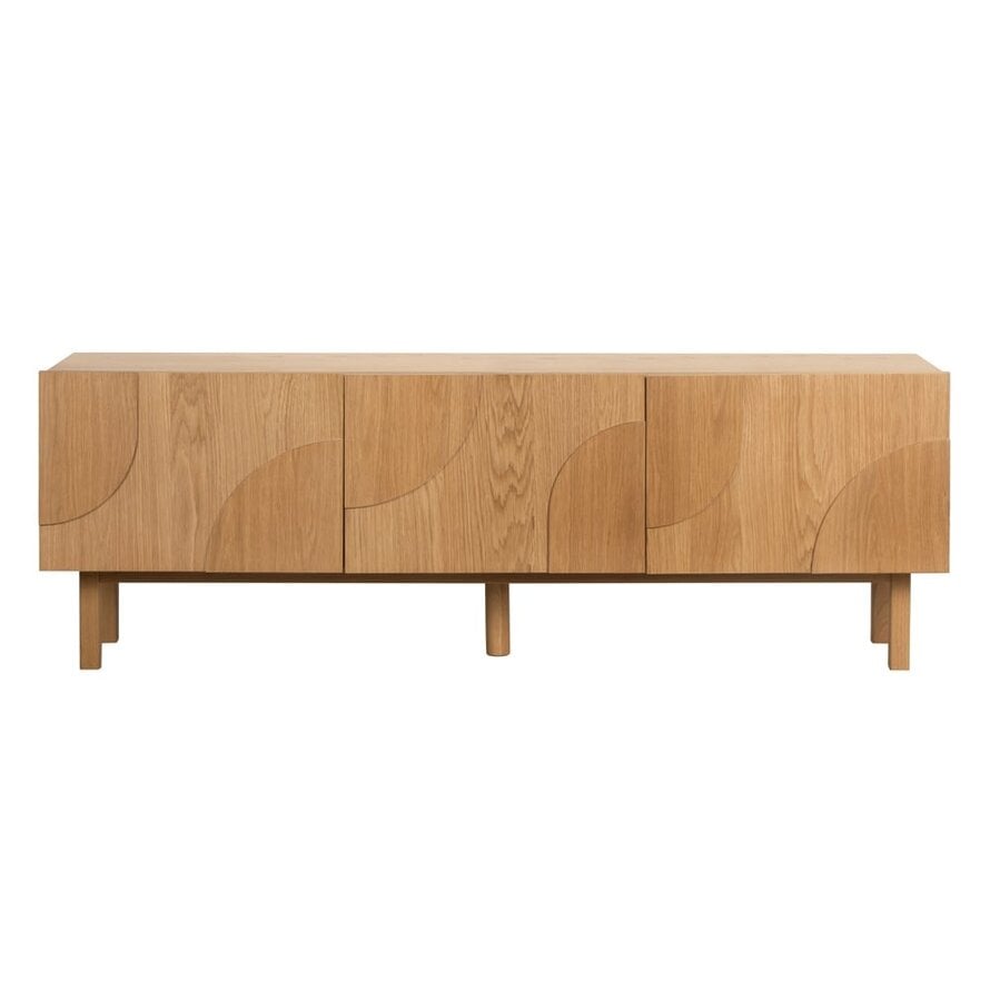 TV-meubel Mats blank eiken 160 cm