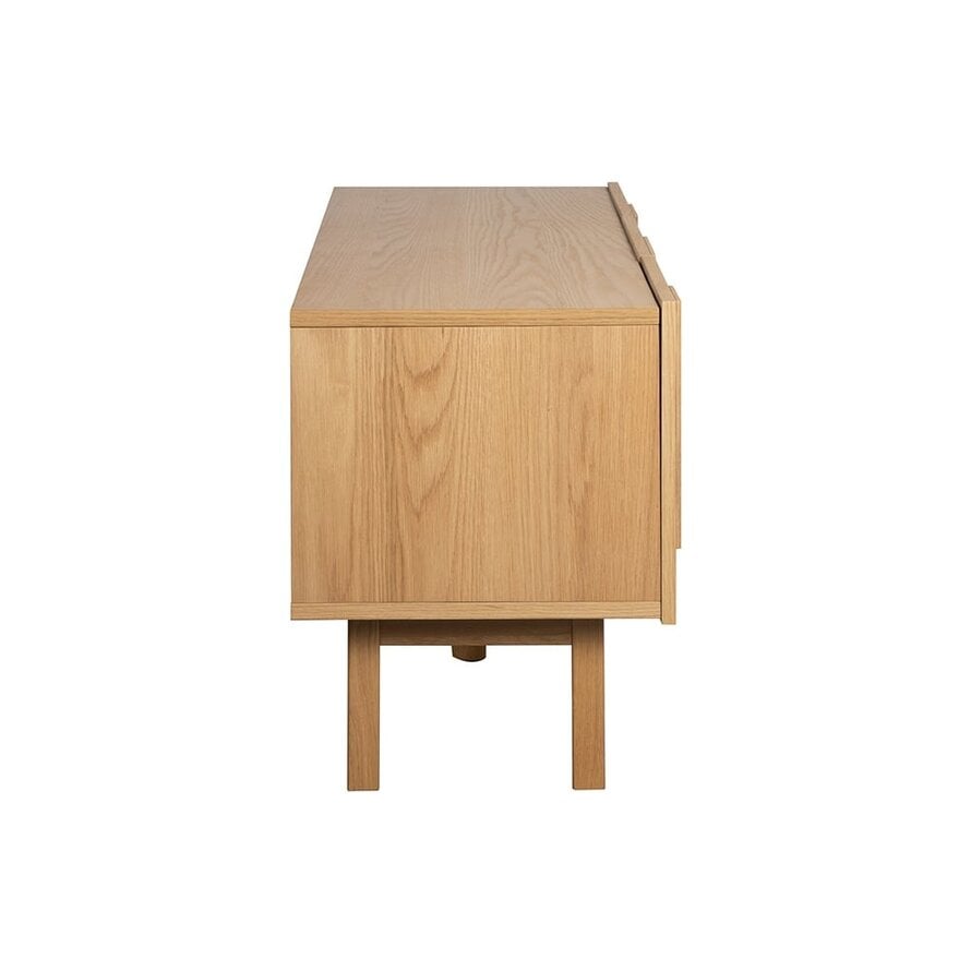 TV-meubel Mats blank eiken 160 cm
