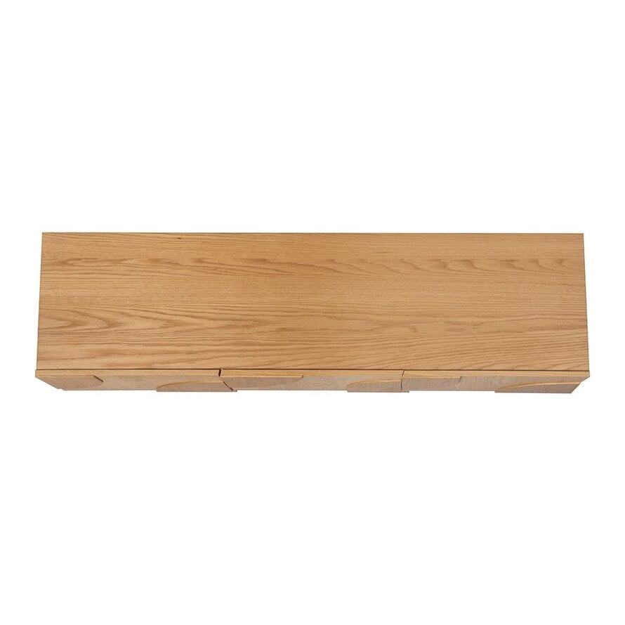 TV-meubel Mats blank eiken 160 cm