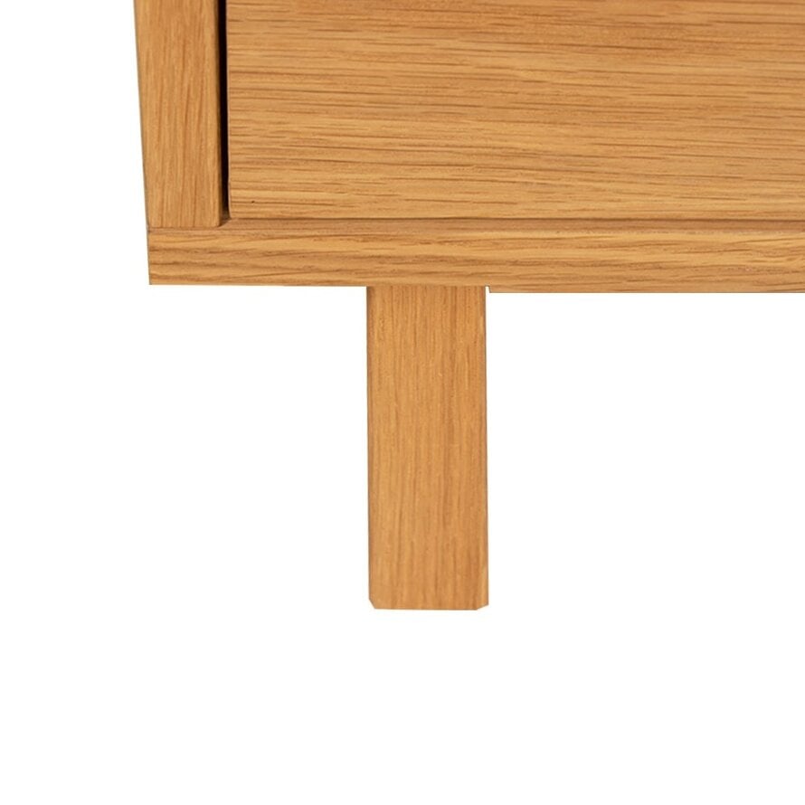 Salontafel Mats blank eiken 120 x 40 cm