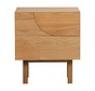 Bijzettafel Mats blank eiken 48 x 55 cm