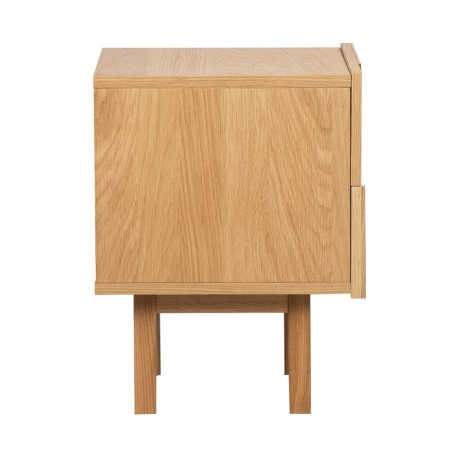Bijzettafel Mats blank eiken 48 x 55 cm