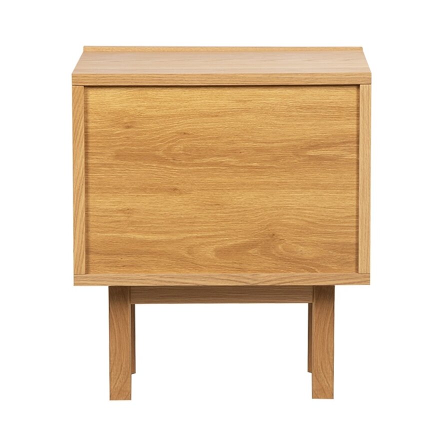 Bijzettafel Mats blank eiken 48 x 55 cm