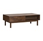 Salontafel Mats rustiek eiken 120 x 40 cm