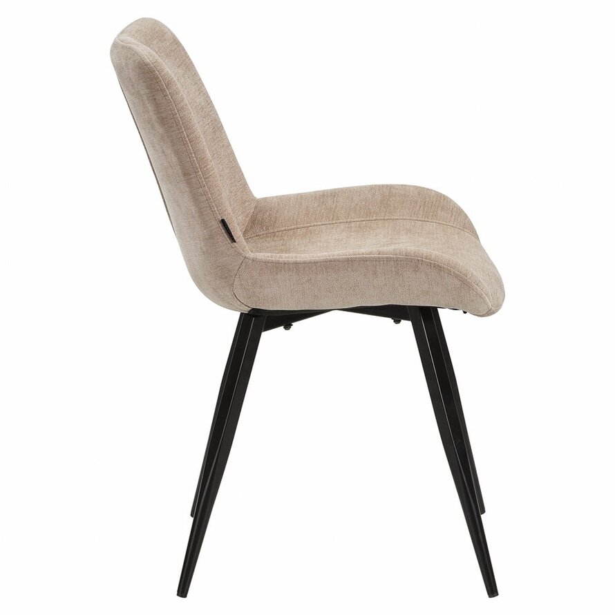 Stoel Vic velvet beige