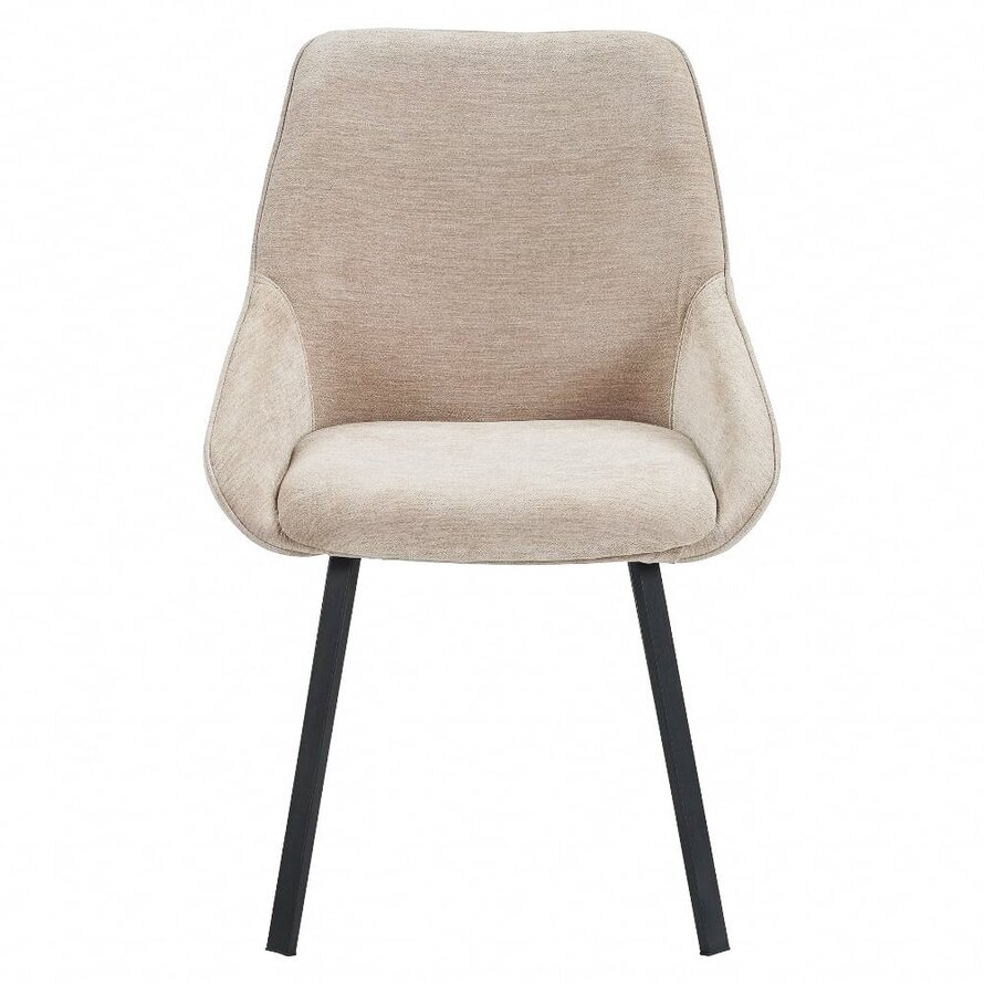 Stoel Lynn velvet beige