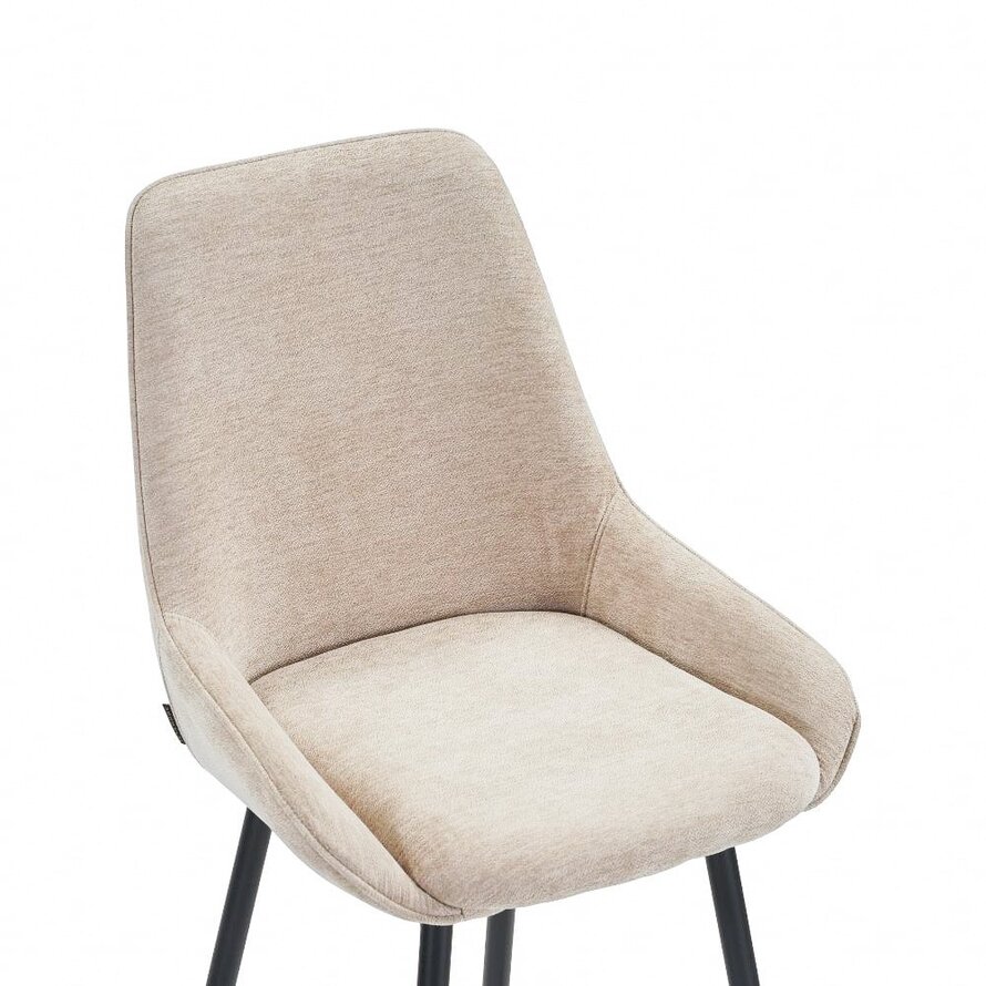Barkruk Lynn velvet beige 71 cm