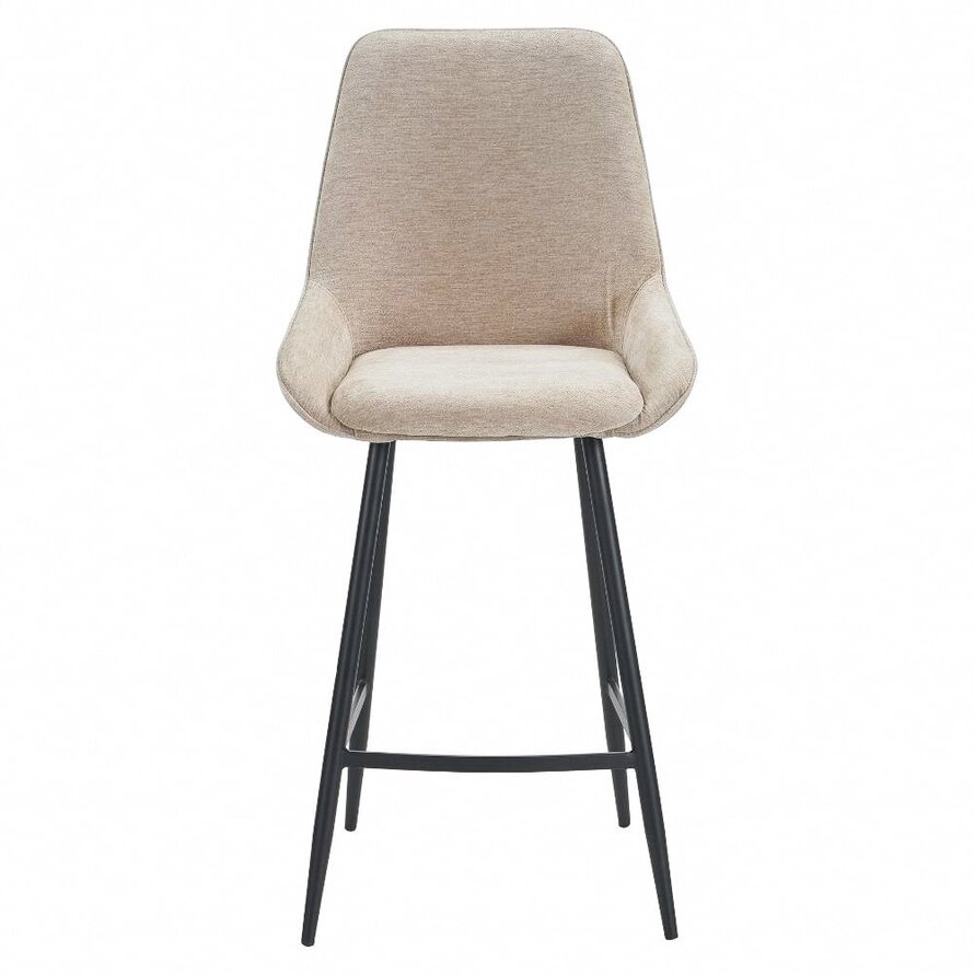 Barkruk Lynn velvet beige 71 cm