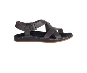 Chaco Wayfarer Women Leather Sandals Black Chacos.eu