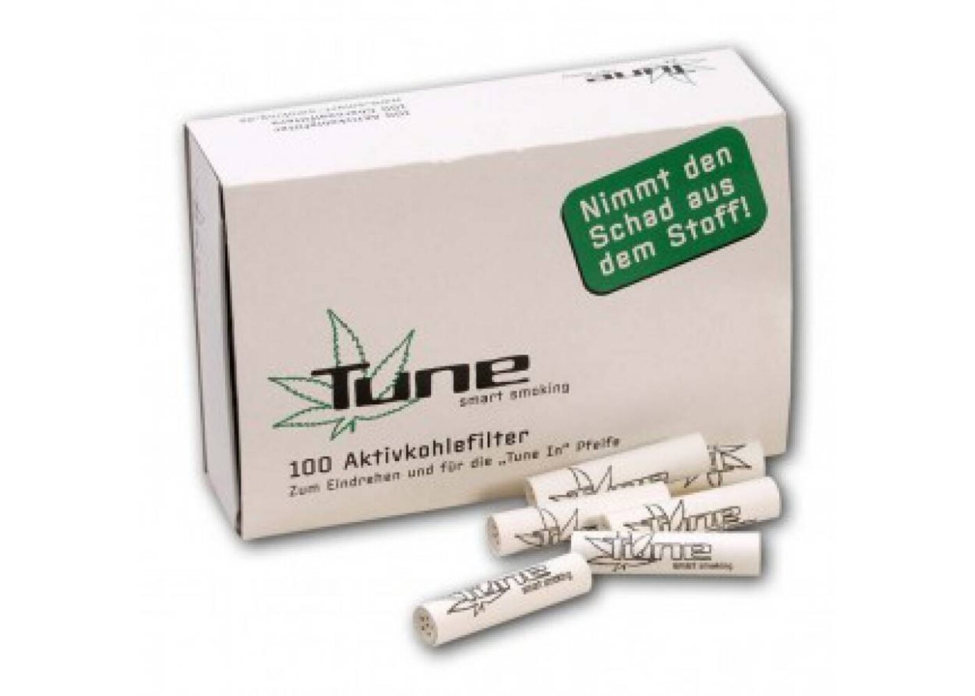 Tune Acti Tube Aktivkohlefilter 100 er Pack