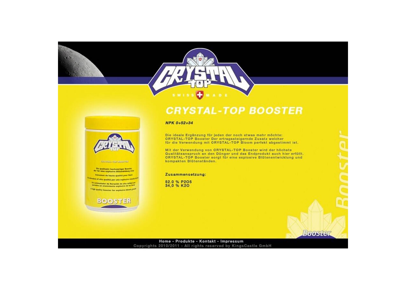 Crystal Top Booster 250g