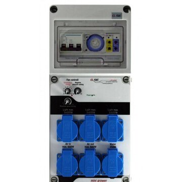  Mini Grower 9x600W Bewässerung / Belüftung