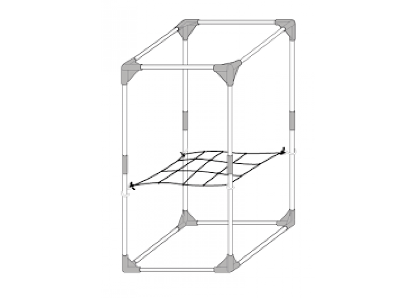 Pflanzenstütznetz Hortiline Hortinet 100cm