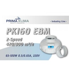 Prima Klima Prima Klima Rohrventilator 160mm 420-800m3/h 2-Stufig
