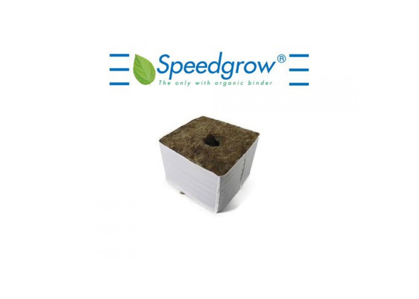 Speedgrow Green Startblock 7,5x7,5x6.5cm kleines Loch (28/35mm)