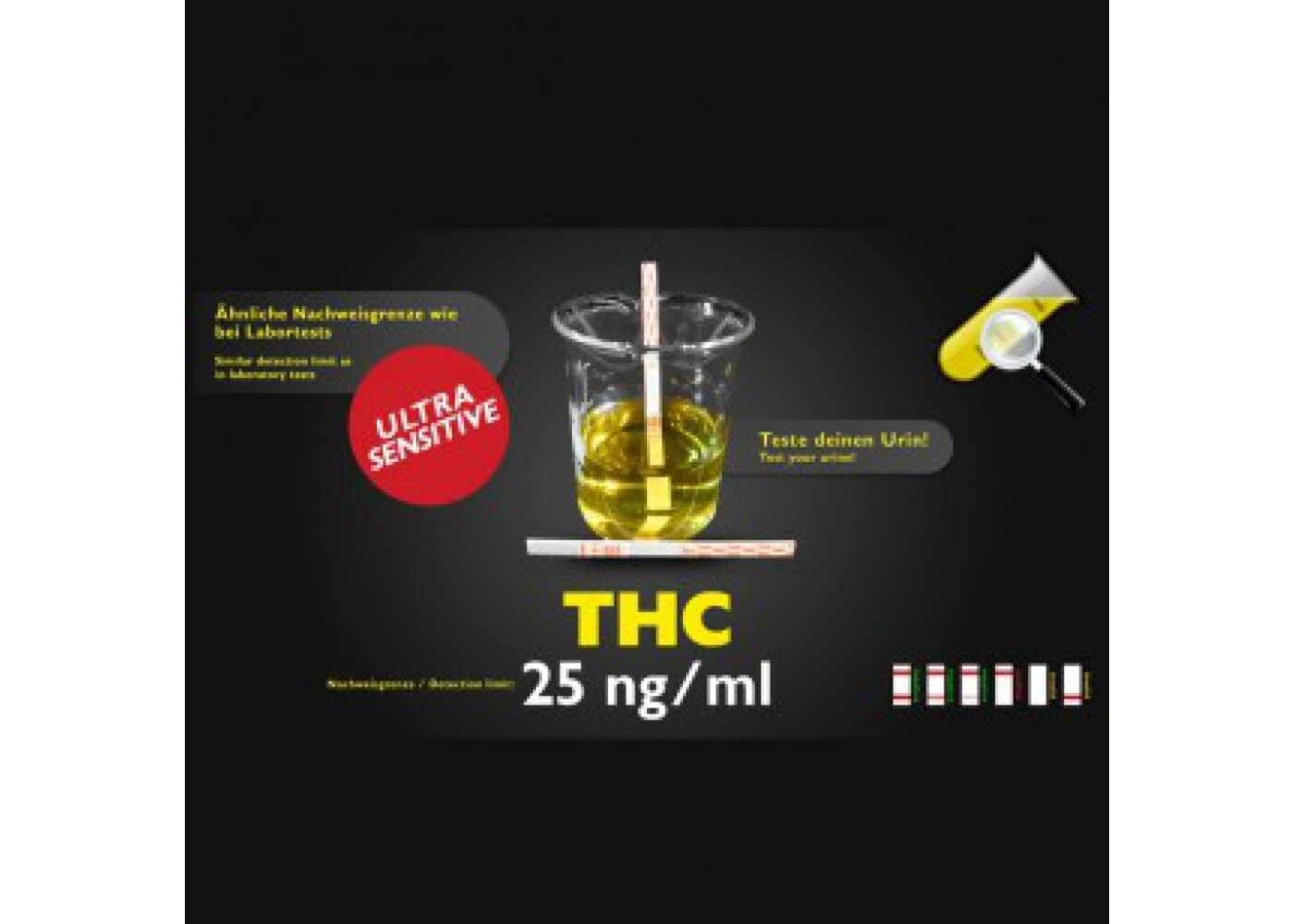 THC Urin Test sensitiv 25 ng