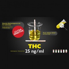 THC Urin Test sensitiv 25 ng