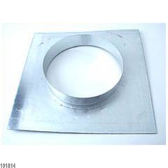 Wandflansch metall für 250mm 30x30cm