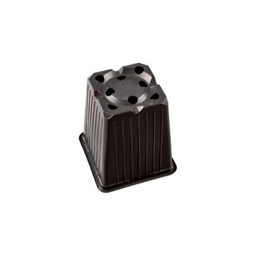  Topf viereckig Desch 9x9x10cm 8 Loch