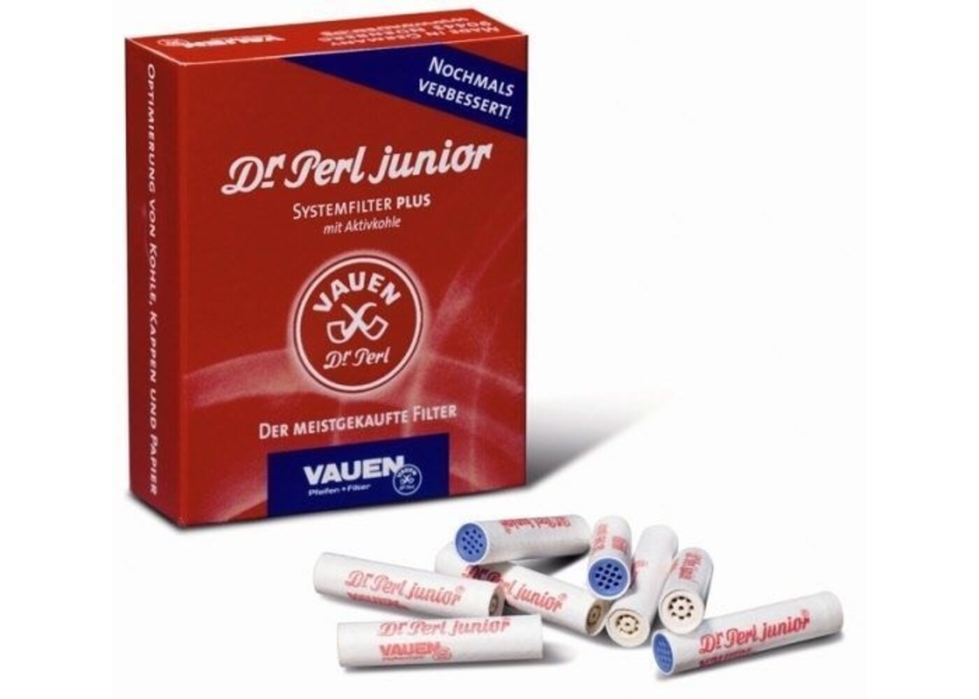 Dr. Perl Junior Aktivkohlefilter 9mm 100 Stk.