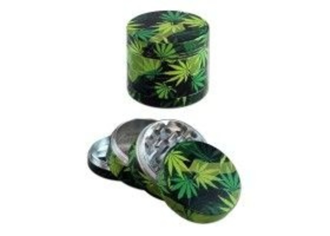 Black Leaf Alu Grinder Camouflage Leaf 4tlg.