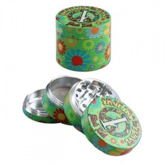 Black Leaf Alu Grinder Peace 4tlg.