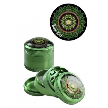  Black Leaf Alu Grinder Mandala grün 4tlg,