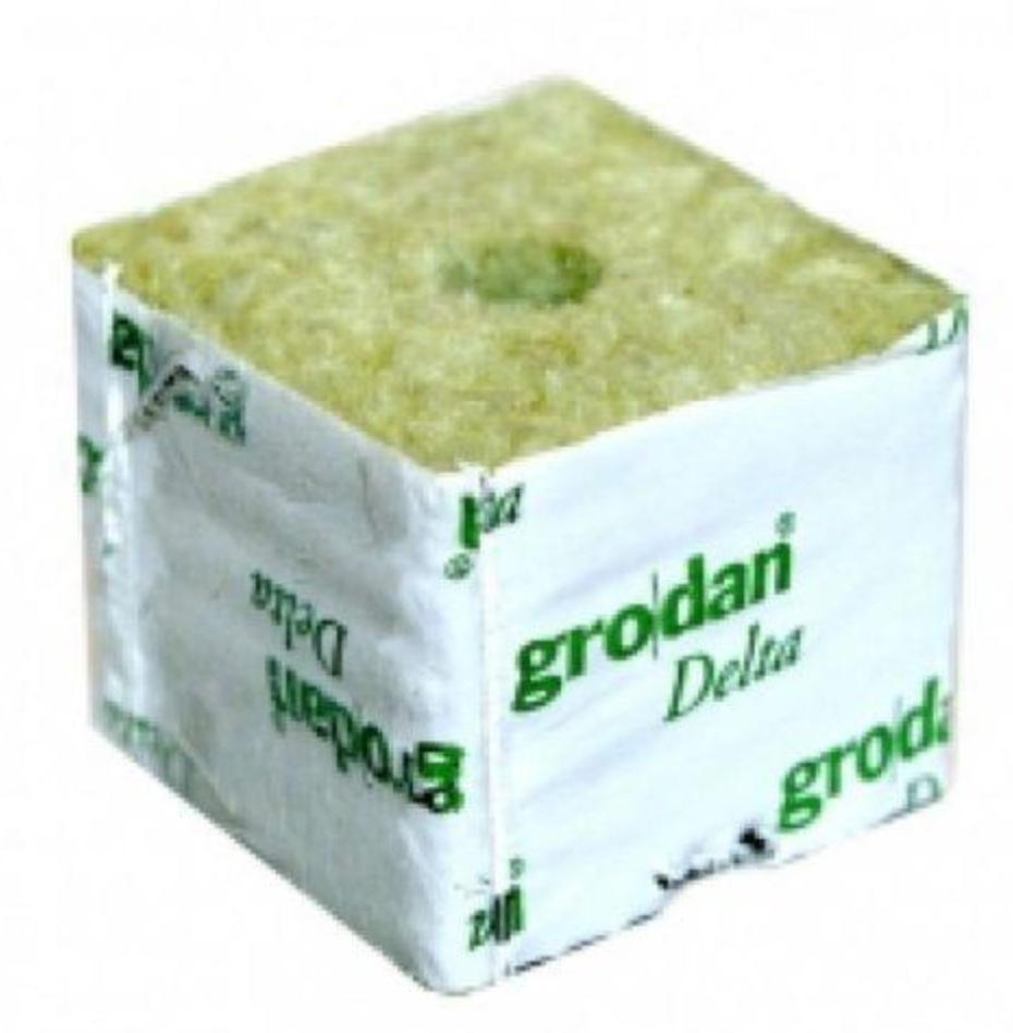 Grodan Grodan Startblock 7,5x7,5 x6,5cm kl. Loch