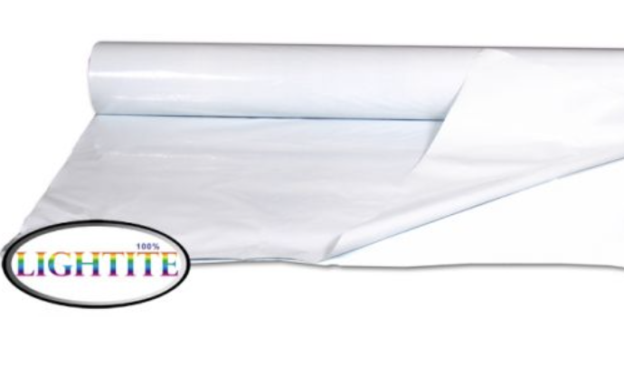 100% White Lightite Folie 10x2m