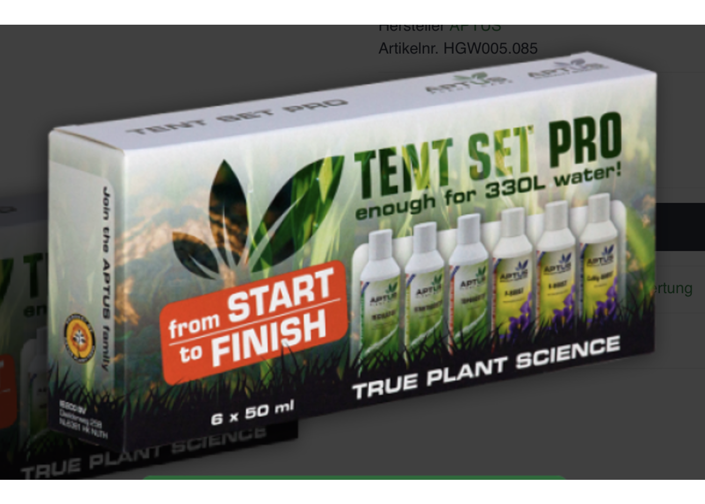 Aptus Tent Set Pro 6x50ml