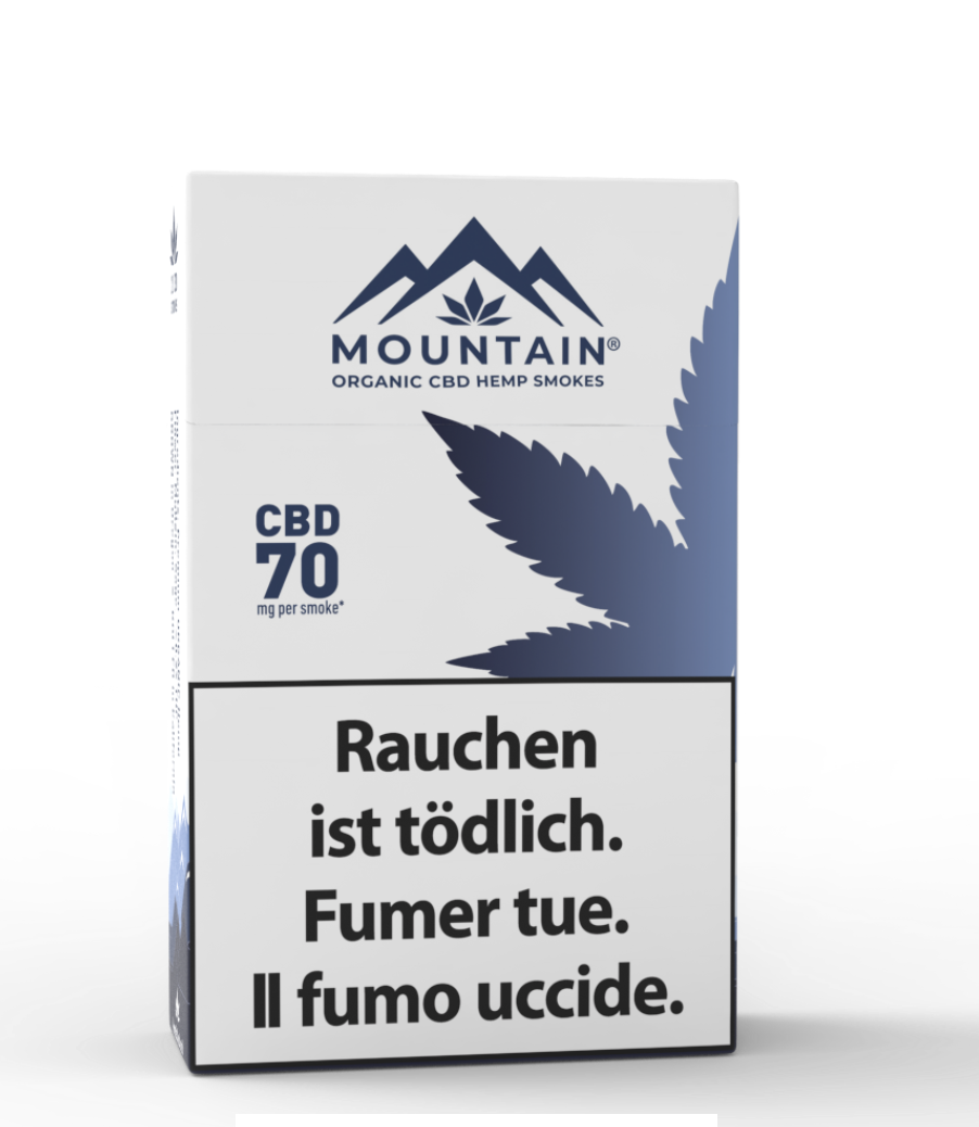 Mountain Smokes CBD 70mg Zigaretten Box (20Stk.)