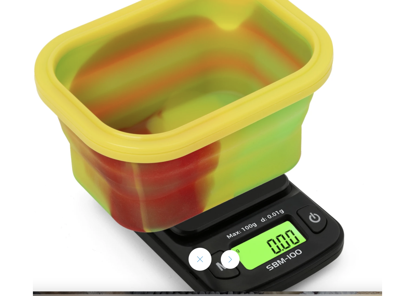 On Balance e Mini Silicone Waage Rasta 100g x 0,01g