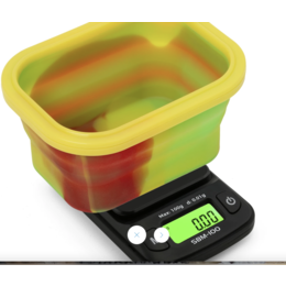 On Balance Mini Silicone Waage Rasta 100g x 0,01g