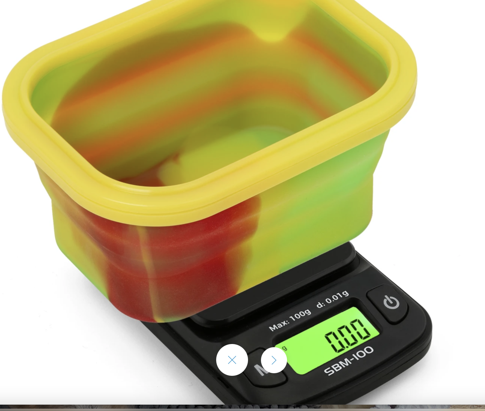 On Balance e Mini Silicone Waage Rasta 100g x 0,01g