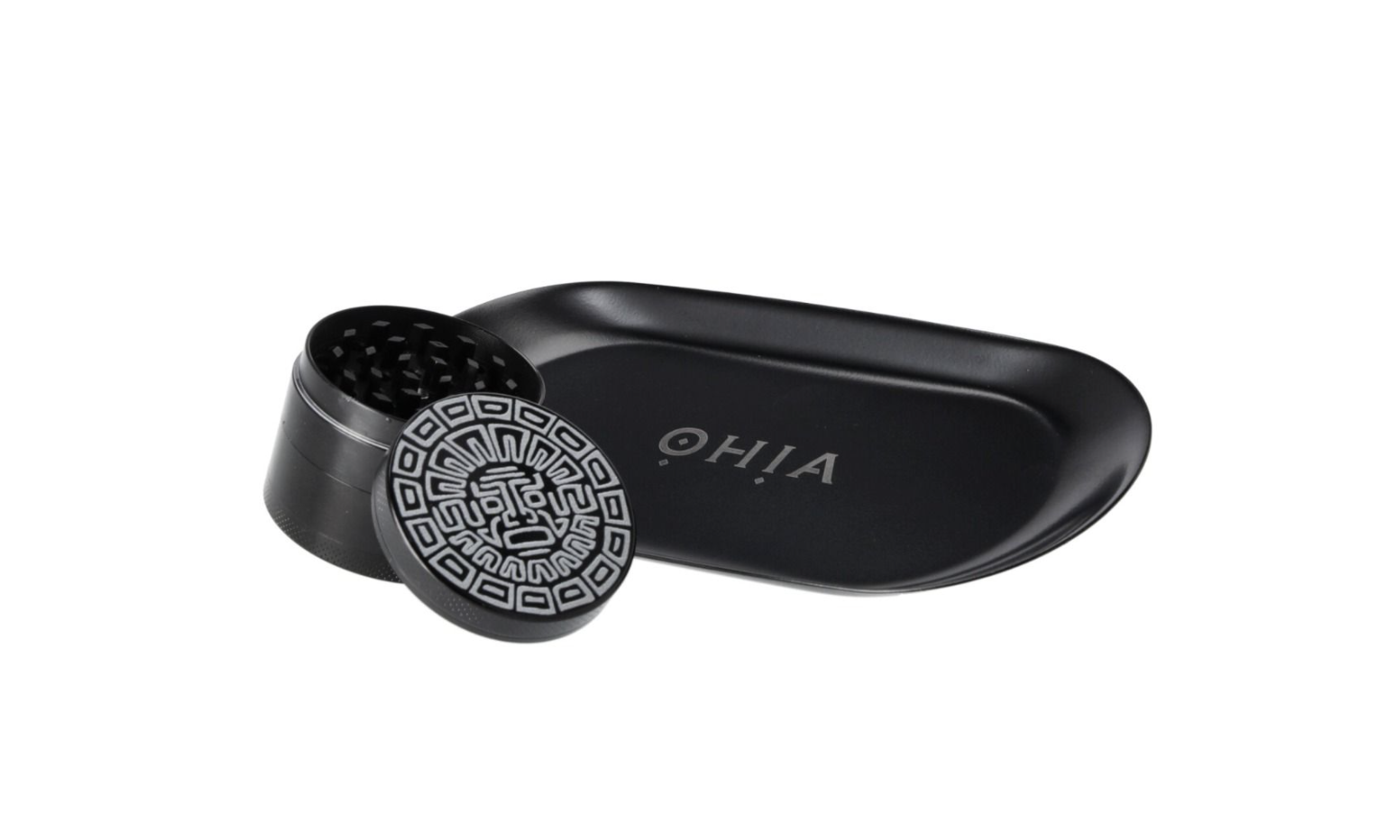 OHIA Alu Grinder Schwarz Maya Edition