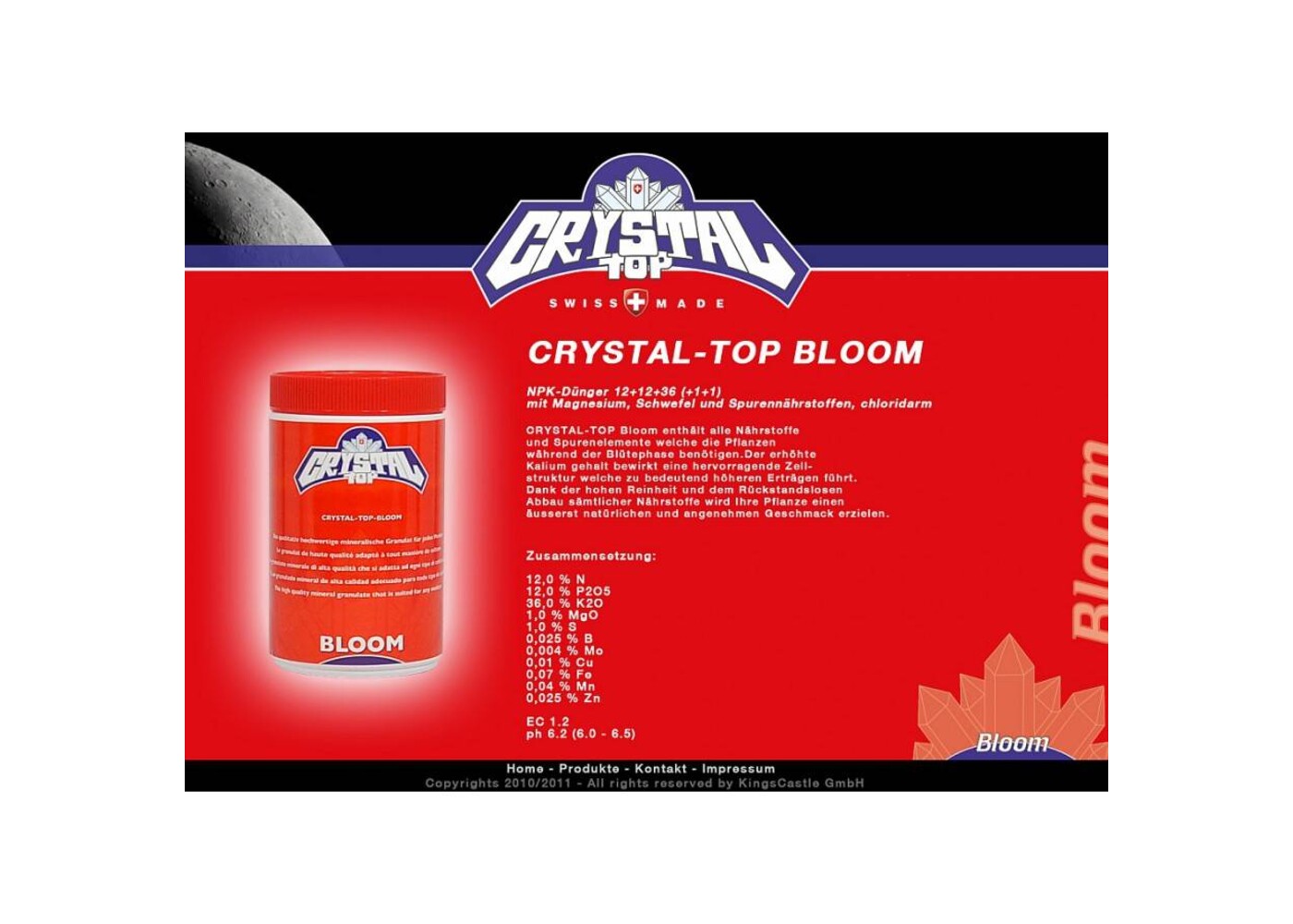 Crystal Top  Bloom 1kg