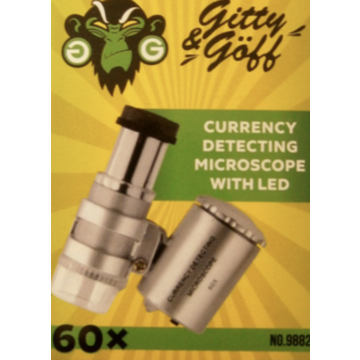  Taschenmikroskop Gitty & Göff 60x