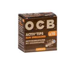 OCB OCB Virgin Unbleached Aktivkohlefilter 7mm 10stk.