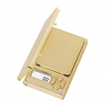 On Balance Waage Chrome Gold  Shine Digital 100x0.01g