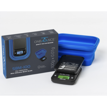 On Balance Mini Silicone Waage Blue 100g x 0,01g