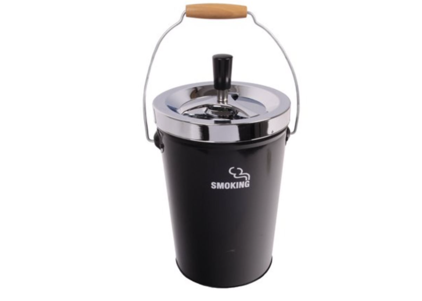 Drehaschenbecher Smoking XXL schwarz
