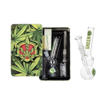  Greenline Glasbong Geschenkset 8tlg.