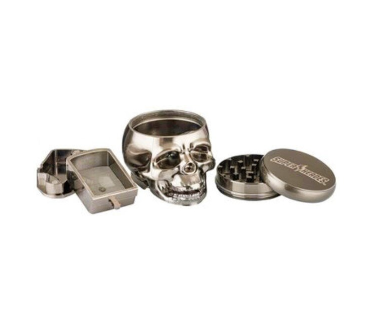 Grinder Skull Silber 4tlg.