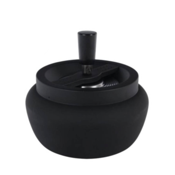  Drehaschenbecher matt schwarz