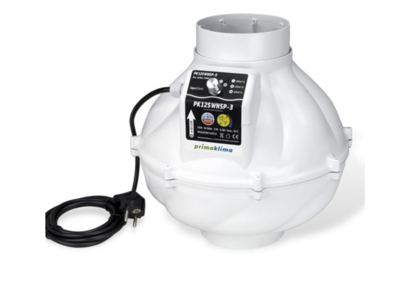 Prima Klima  PK  Whisperblower 125mm 300/420/530m3/h  3 Stufen
