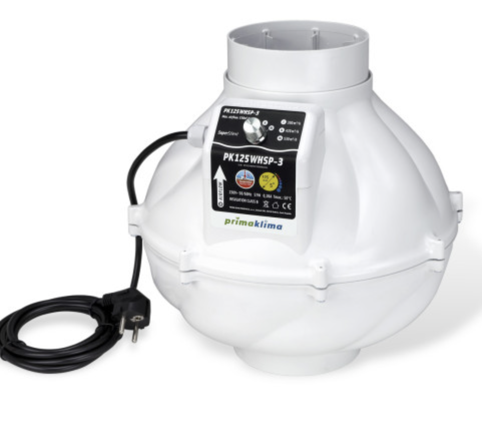 Prima Klima  PK  Whisperblower 125mm 300/420/530m3/h  3 Stufen