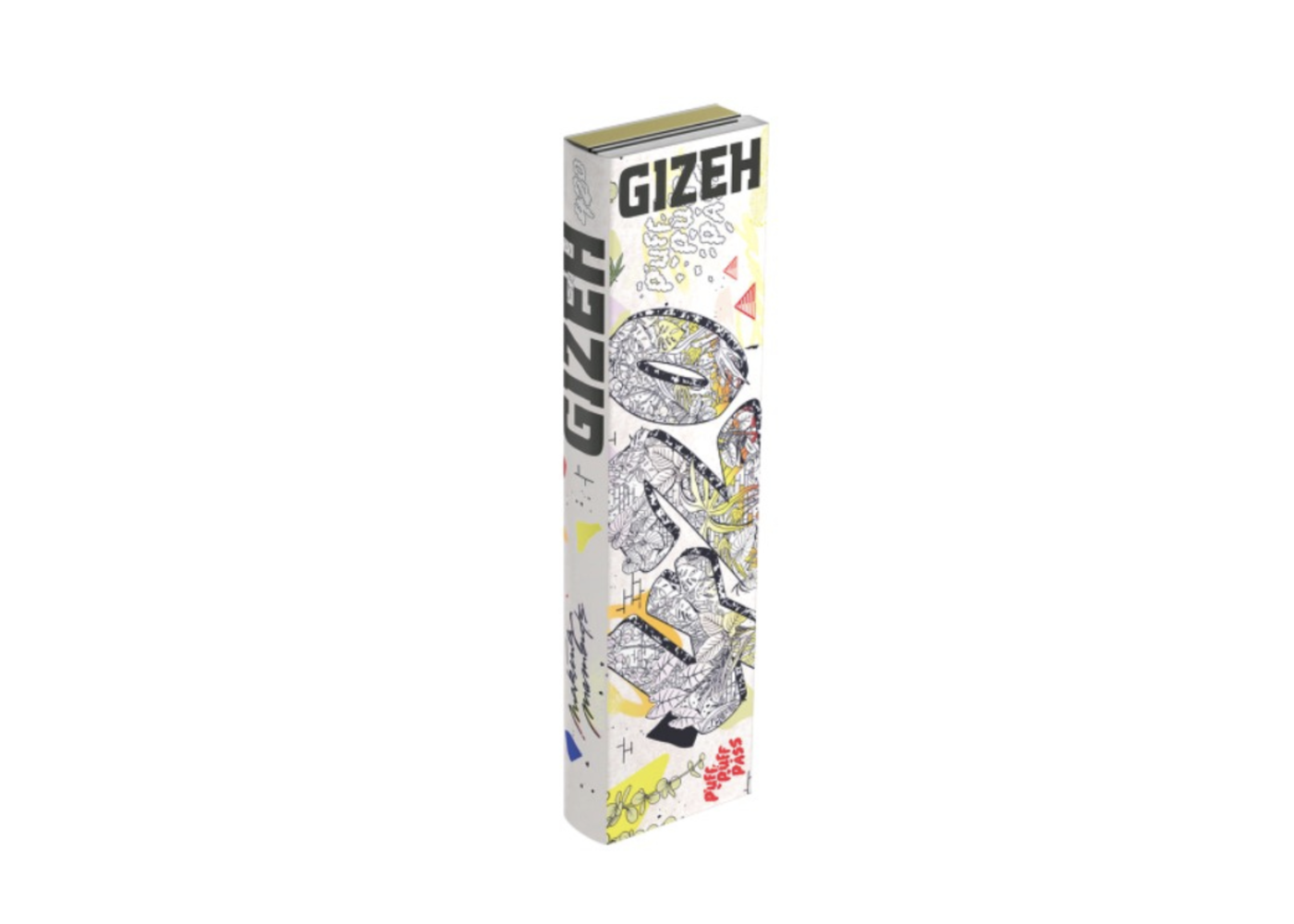 GIZEH Black King Size Slim + Tips 420 Sneaker Edition