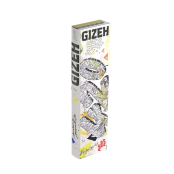 GIZEH Black King Size Slim + Tips 420 Sneaker Edition