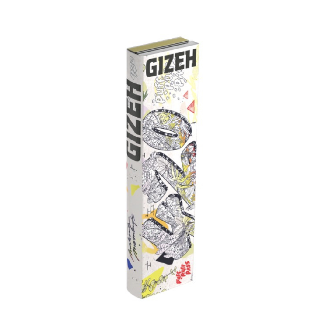 GIZEH Black King Size Slim + Tips 420 Sneaker Edition